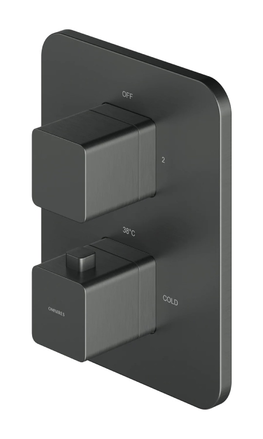 Omnires Parma Bateria Prysznicowa Podtynkowa (PM7436GR)
